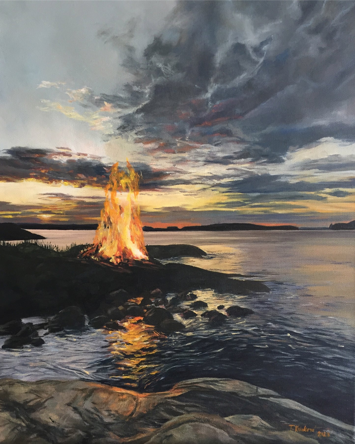 Midsummer night (print)