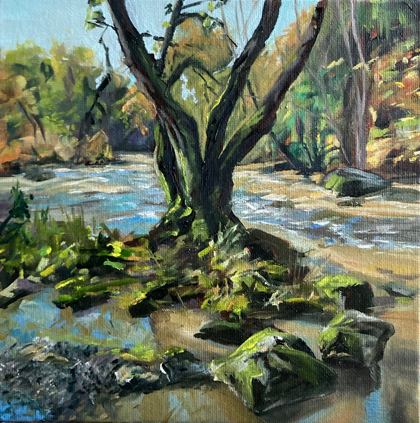 Muddy waters of river Kerava