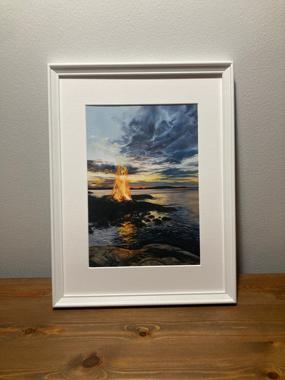 Midsummer night (print)