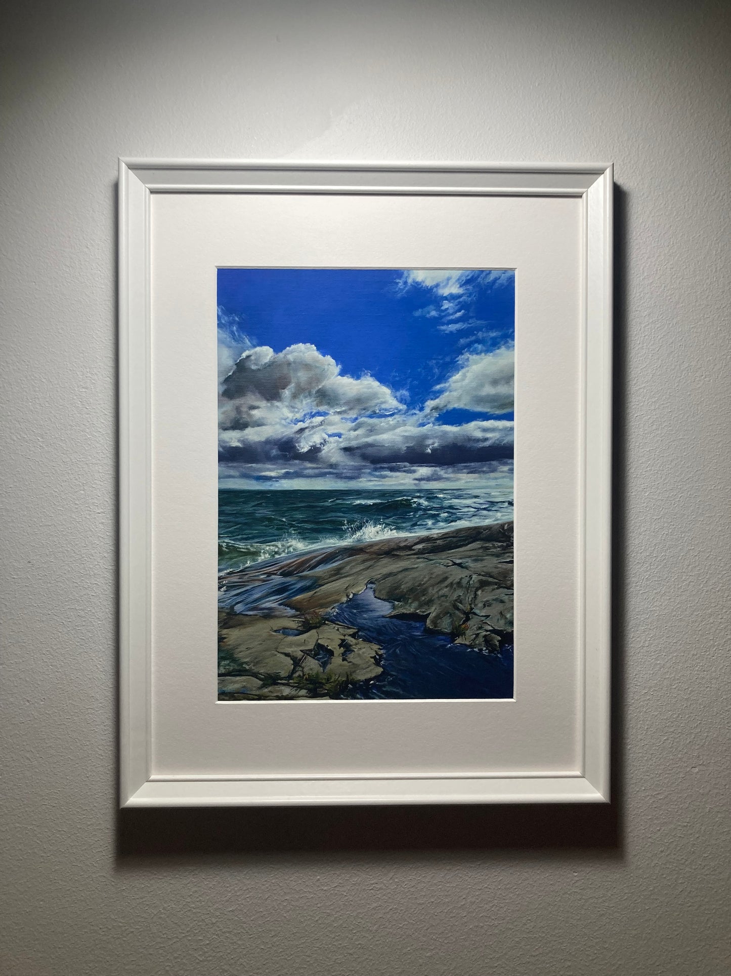 Stormy sea (print)