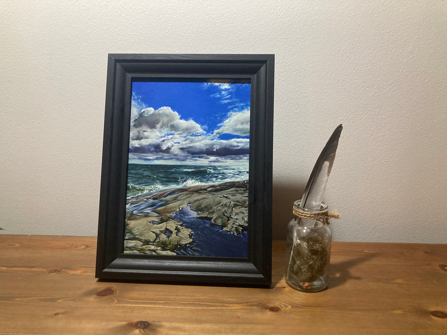 Stormy sea (print)
